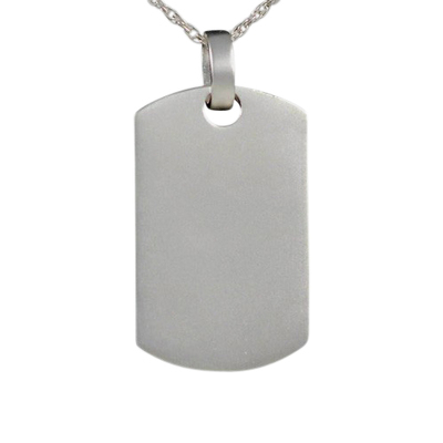 Dog Tag Keepsake Pendant III